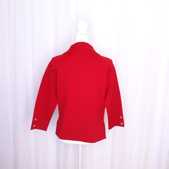 Vintage 60's-70's Bonwit Teller Wool Double Breasted Jacket - Picture 6 of 9